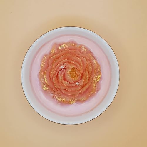3D Peony Candle Mold 2Pack (2 Count)