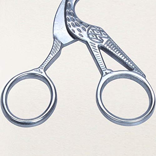 4PCS Vintage Stork Shape Sewing Scissors Stainless Steel Scissors (2 Count)