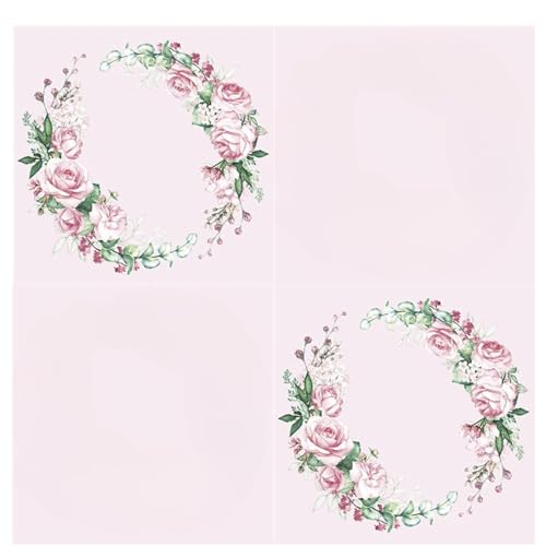 20 ct 13x13 Flowers Paper Luncheon Decoupage Napkins (20 Count)