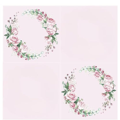 20 ct 13x13 Flowers Paper Luncheon Decoupage Napkins (20 Count)