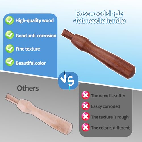 40 Pcs Needle Felting Tools Felting Needles Kit Wool Supplies (40 Count)