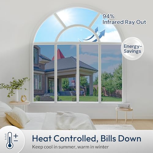 One Way Window Privacy Film Tint with 3 Tools for Home