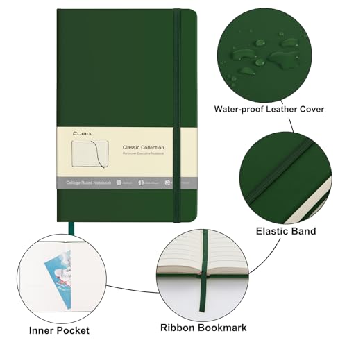 6 Pack Lined Journal Notebooks for Work