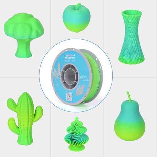 Matte Rainbow PLA 3D Printer Filament (16 Count)