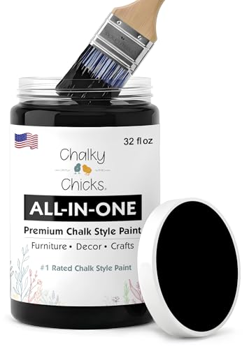 Starless Night 32 Fl Oz Chalk Paint for Furniture All in One