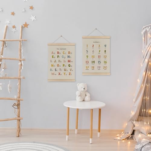Alphabet Numbers Poster Hanger Frame Set of 2 (2 Count)