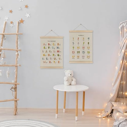 Alphabet Numbers Poster Hanger Frame Set of 2 (2 Count)