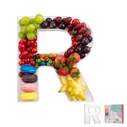 11" Clear Acrylic Letter & Number Charcuterie Tray