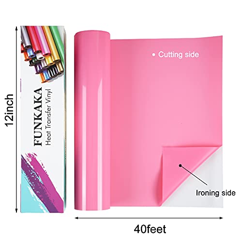 Pink Heat Transfer Vinyl Rolls