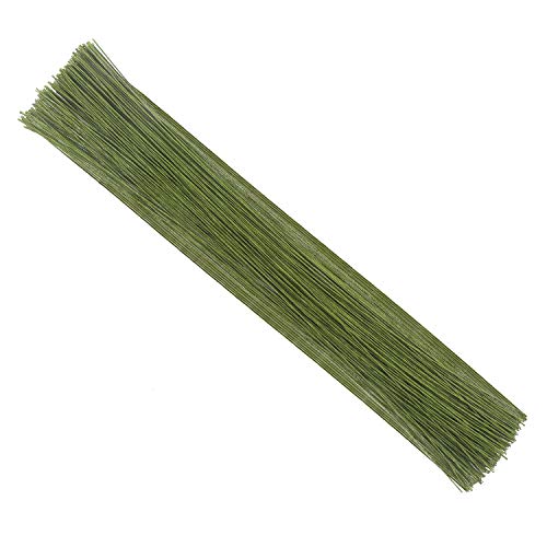 22 Gauge Dark Green Floral Wire Stem for Flower Arrangement Craft Supply