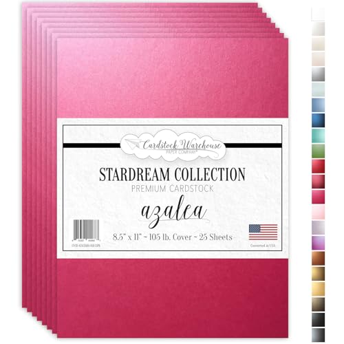 Cardstock Warehouse Stardream Azalea Pink Cardstock Paper (25 Count)