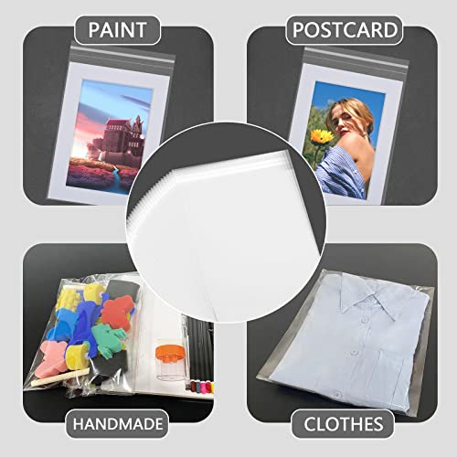 100Pack Acid Free Crystal Clear Sleeves Storage Bags for 11x14 Photo