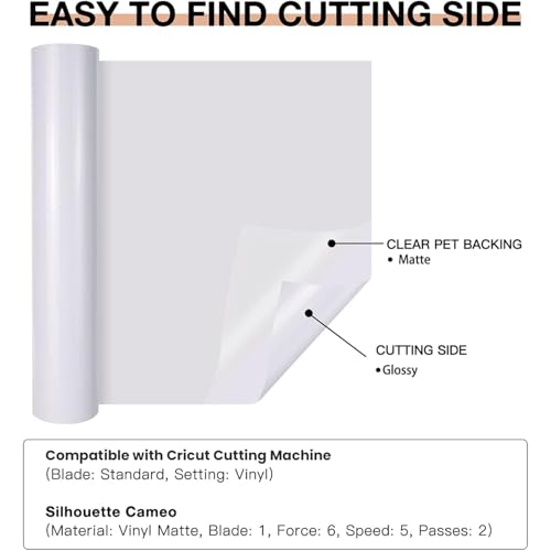White Permanent Vinyl (40 Sq Ft)