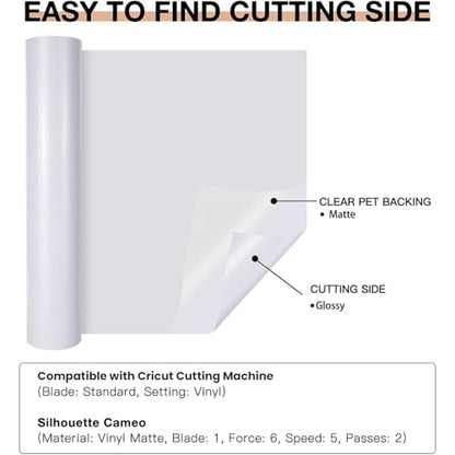 White Permanent Vinyl (40 Sq Ft)