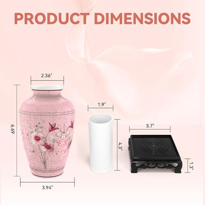 3D Puzzle Vase for Adults with 120 Plastic Pieces (120 Count)