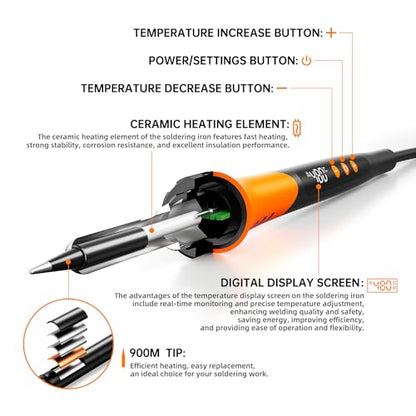 90W 110V LCD Soldering Iron