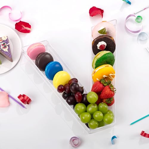 11" Clear Acrylic Letter & Number Charcuterie Tray