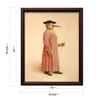 Vintage Plague Doctor Canvas