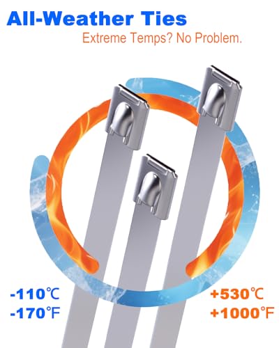 Metal Zip Ties (100 Count)