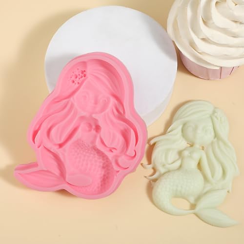 1 Pcs Mermaid Candy Fondant Mold