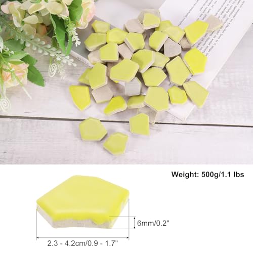 500g 1.1LB Irregular Ceramics Mosaic Tiles