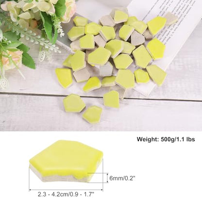500g 1.1LB Irregular Ceramics Mosaic Tiles
