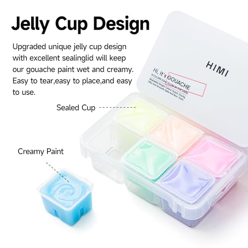 Glow in The Dark Jelly Gouache Paint Set