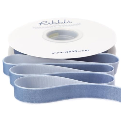 Dusty Blue Velvet Ribbon 5