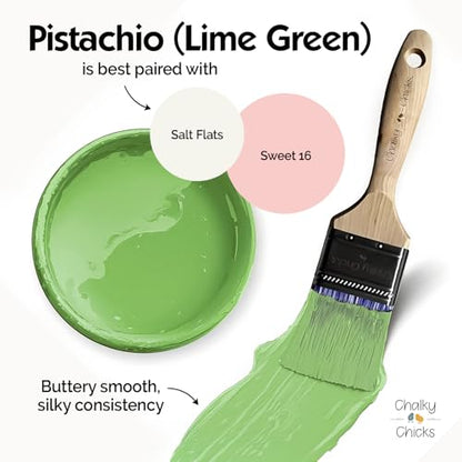 Pistachio 16 Fl Oz Chalk Paint for Furniture All in One