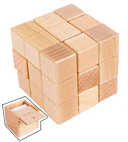 TOWO Large Wooden Soma Cube Puzzle