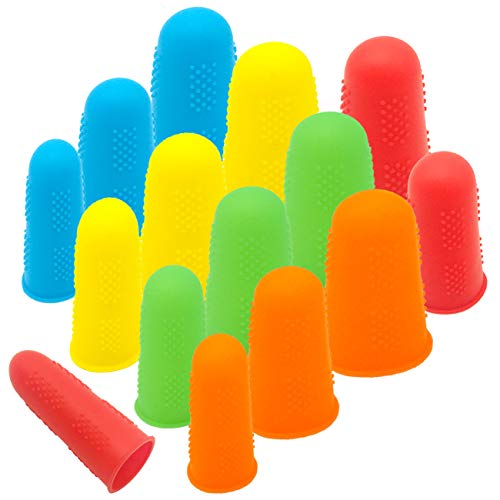 15 Pack Silicone Hot Glue Gun Finger Caps