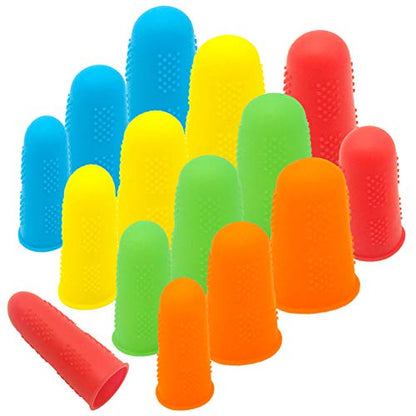 15 Pack Silicone Hot Glue Gun Finger Caps