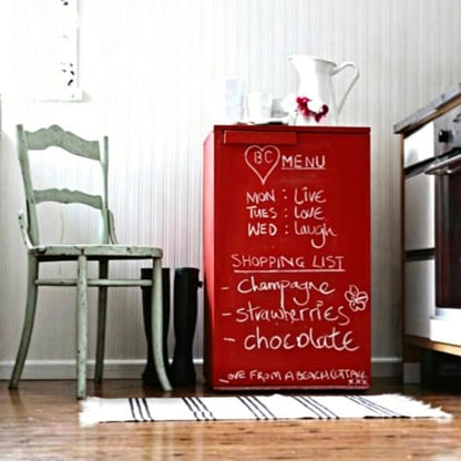 Chalkboard Paint Red Chalk Board Paint for Wood (12 Fl Oz)