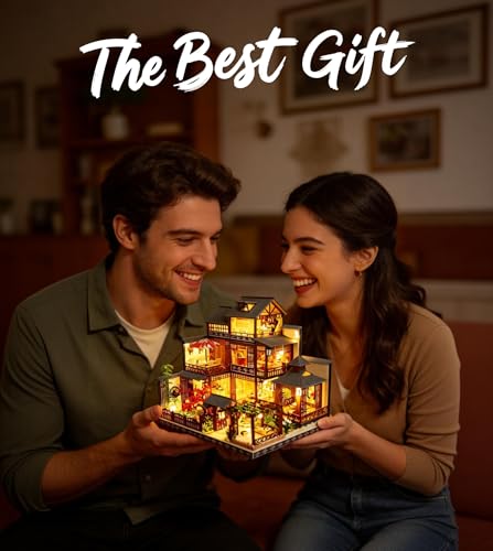 DIY Miniature House Kit for Adults