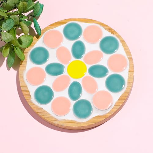 200g Ceramic Mosaic Tiles Pieces (150 Count)
