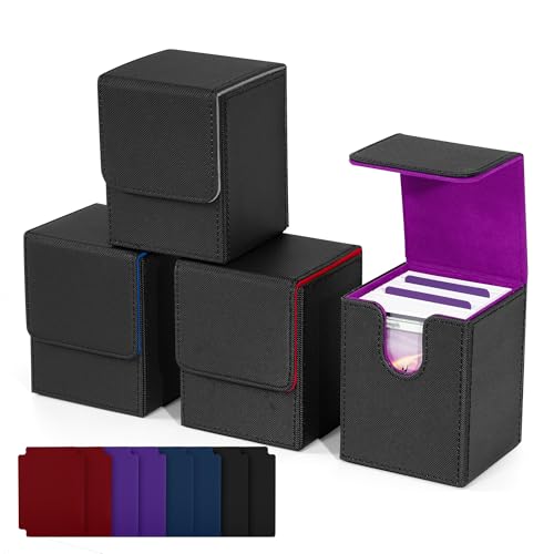 Card Deck Box for Trading Cards (4 Count)