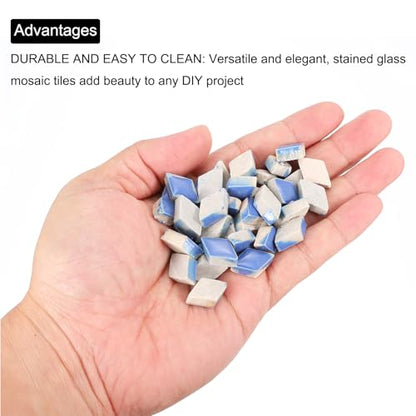 200g Ceramic Mosaic Tiles for Crafts Bulk