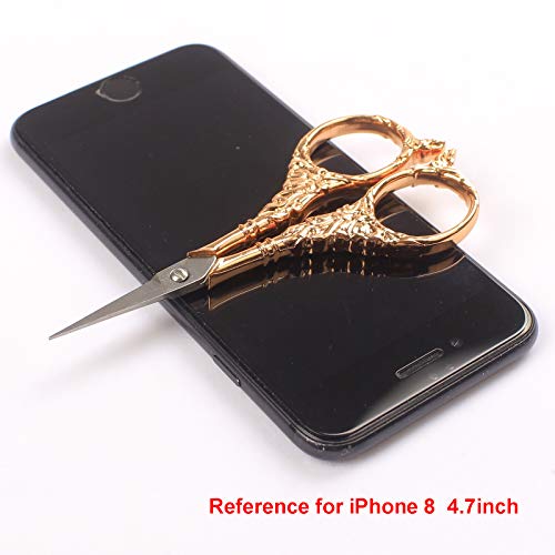 Vintage European Style Scissors Stainless Steel for Cross Stitch