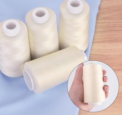 3000 Yards Light Beige Sewing Thread (36000 Foot)
