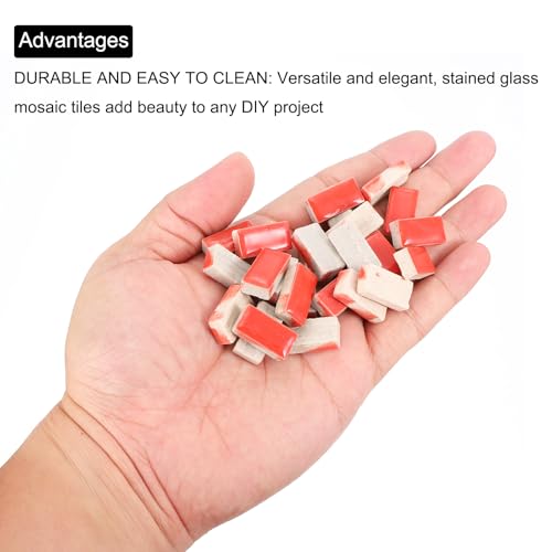 200g Ceramic Mosaic Tiles for Crafts Bulk
