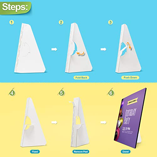 15 Inch Self Stick Easel Back (50 Count)