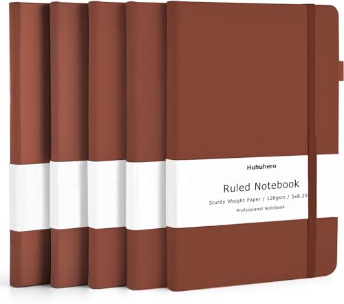5 Pack Lined Notebook Journals (5 Count)