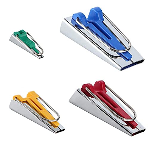 Bias Tape Maker 4 Size 6MM 12MM 18MM 25MM for Fabric Sewing and Quilting