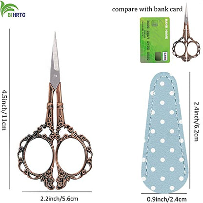 4.5inch Embroidery Scissors Small Multipurpose Scissors (2 Count)