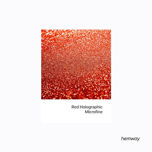 Resin Glitter Red Holographic 100g Microfine (3.5274 Ounce)