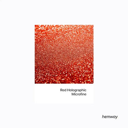Resin Glitter Red Holographic 100g Microfine (3.5274 Ounce)
