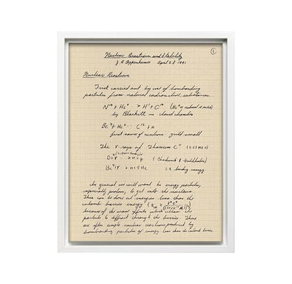 Oppenheimer Canvas