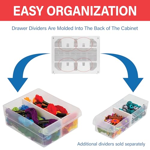 24 Drawer Plastic Storage Cabinet