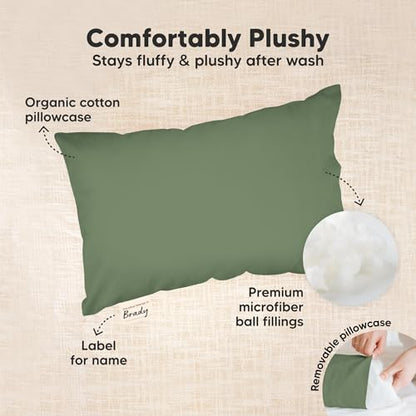 Mini Toddler Pillow with Pillowcase