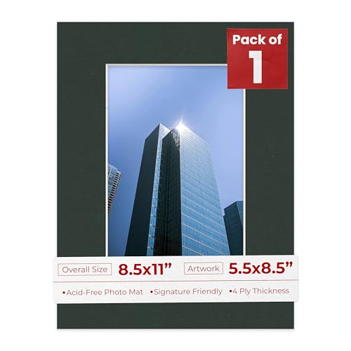 5.5x8.5 Mat for 8.5x11 Frame